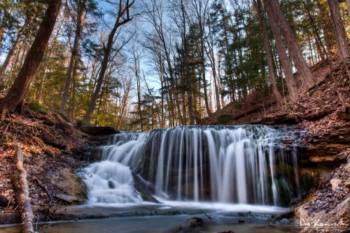 small cascade waterfall